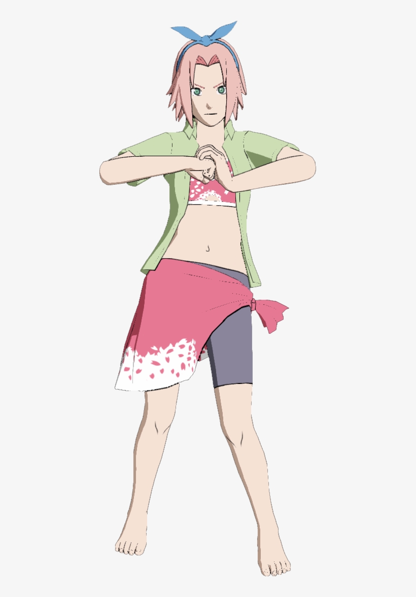 Naruto Storm Revolution New Pre-order Summer Girls - Naruto Storm 4 Sakura Summer, transparent png #5302404