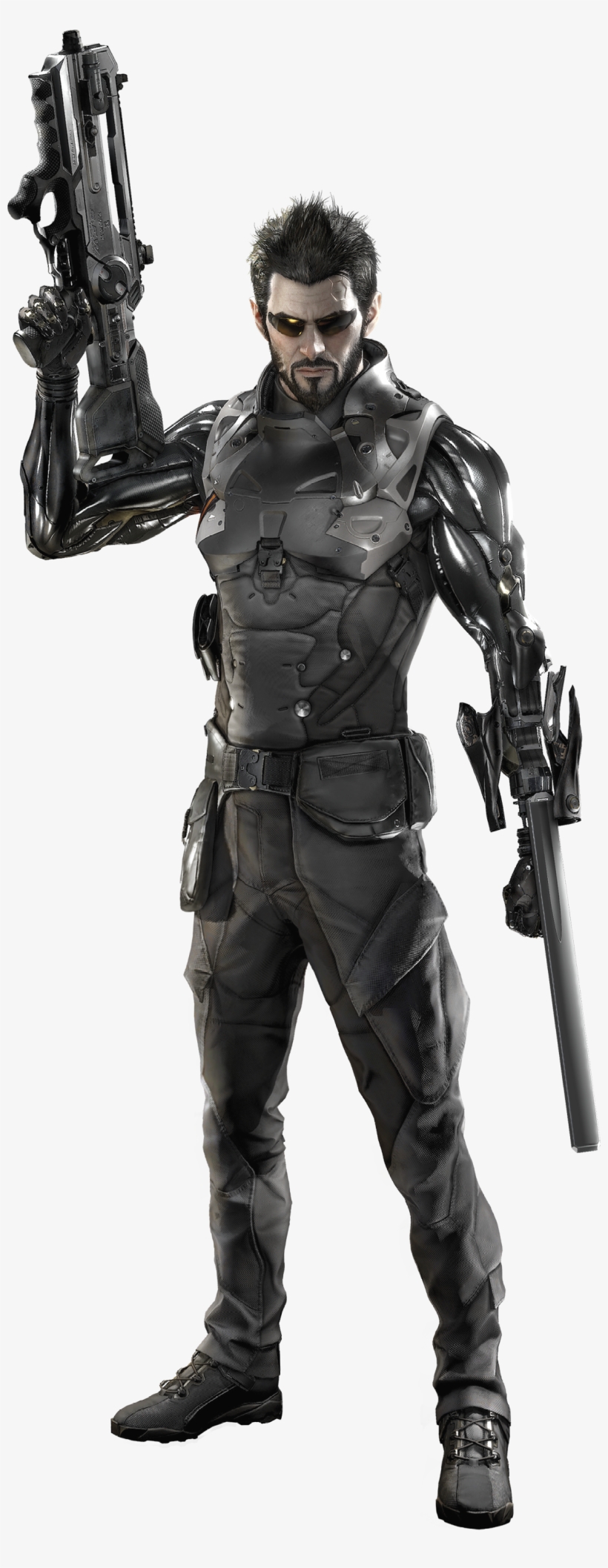 Adam Jensen - Deus Ex Mankind Divided Character, transparent png #5302710
