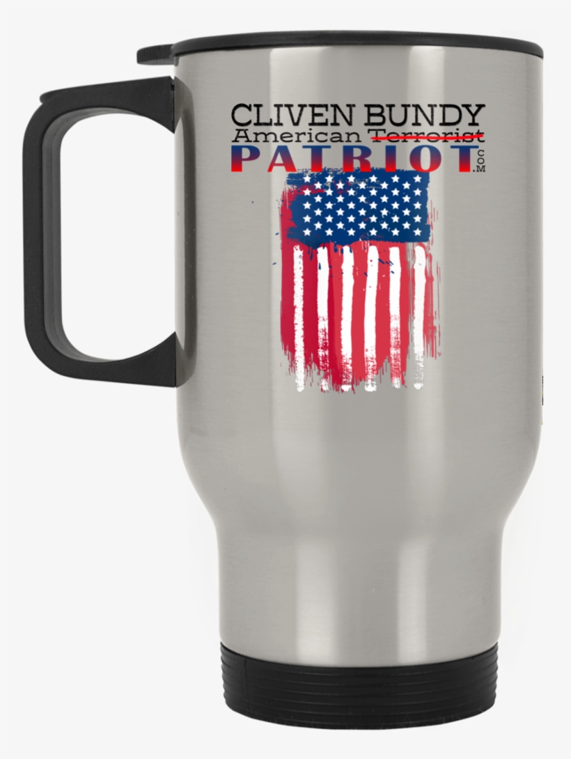 Cliven Bundy American Patriot Silver Stainless Travel - Blood Sugar Was Low T-shirt - I'm Sorry For What I, transparent png #5303872