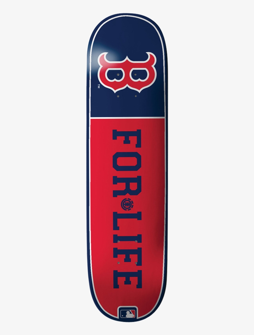 Element For Mlb Club Logo Maple Wood Deck With Team - Element Red Sox Skateboard, transparent png #5304423