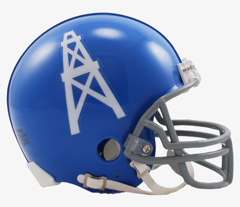Houston Oilers Vsr4 Mini Throwback Helmet - Houston Oilers 1960-62 Throwback Replica Mini Helmet, transparent png #5304786
