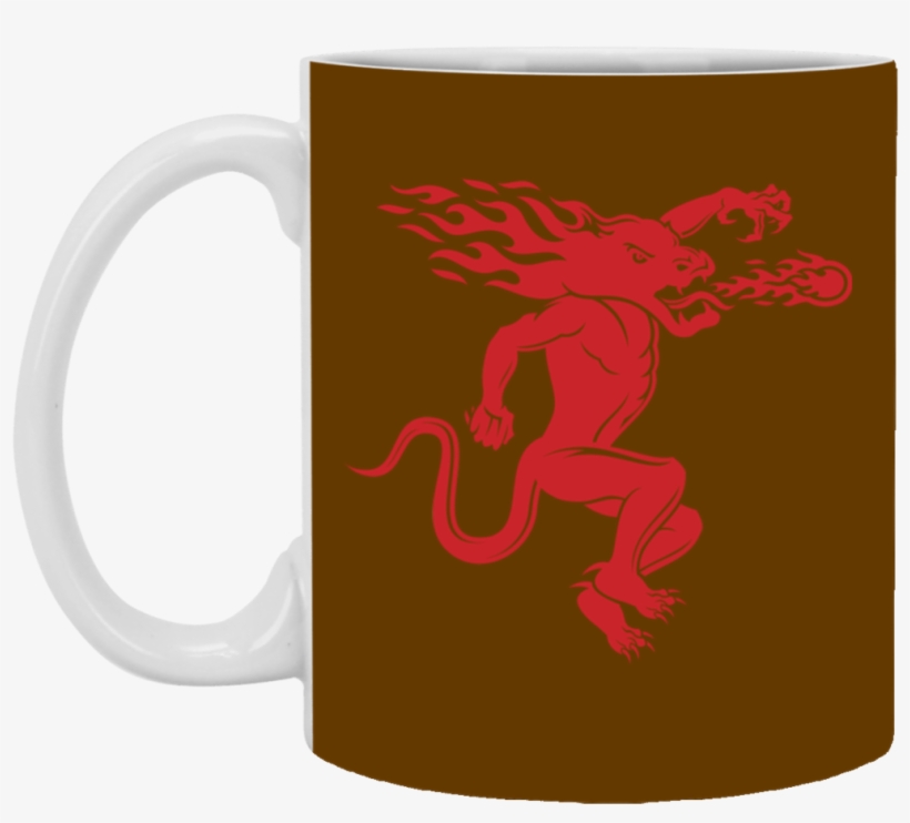 Fireball Whisky Logo Mug Cup Premium Gift - Mug, transparent png #5305362