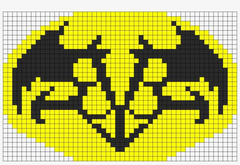 Batman Bvb Logo Black Veil Brides1 Perler Bead Pattern - Pixel Art Bvb, transparent png #5305404