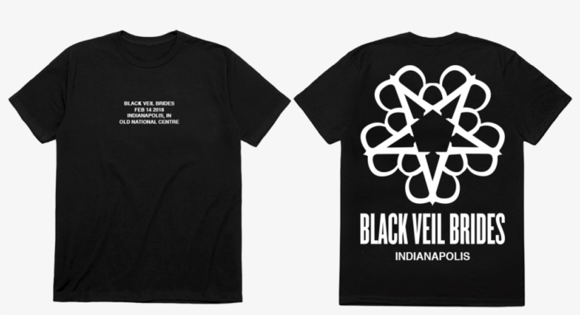 Bvb Tour Tee - Black Veil Brides Logo Star, transparent png #5305455