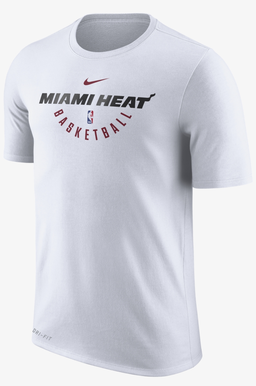 Nike Miami Heat Youth Short Sleeve Practice Tee White - Miami Heat Vice Shirt, transparent png #5306323