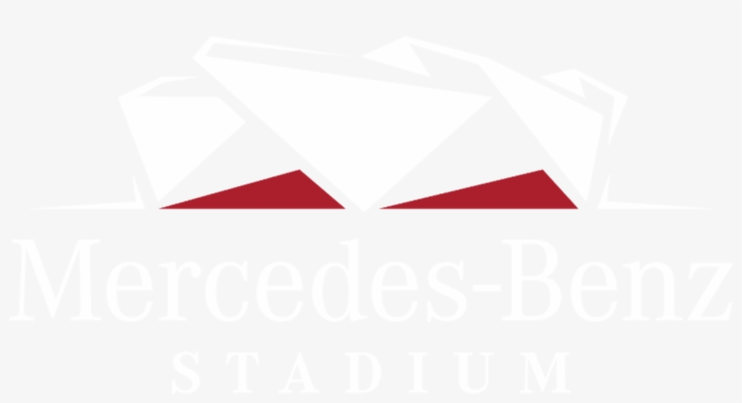 The Heart Of Atlanta - Mercedes Benz Stadium Logo White, transparent png #5306770