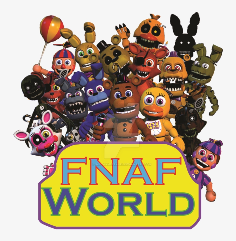 Order The Fnaf Games Best To Worst - Fnaf World Logo Png, transparent png #5308371