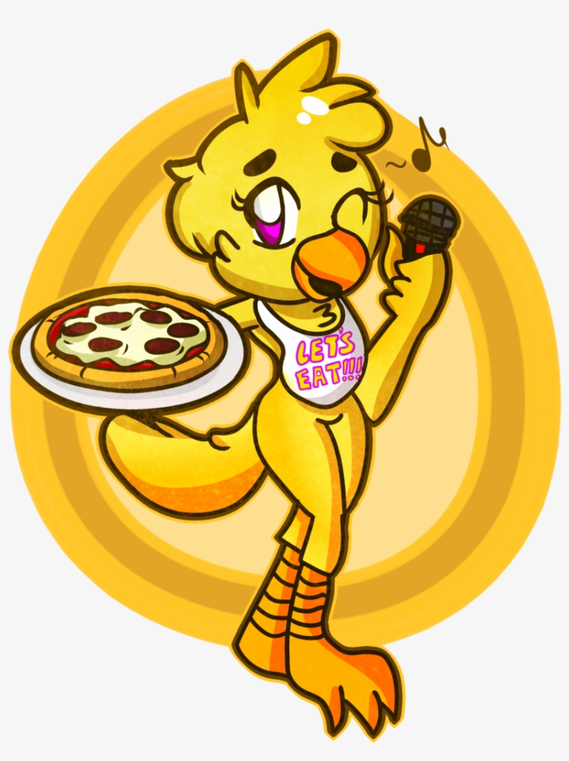 Lets Eat Five Nights At Freddy's 2 Five Nights At Freddy's - Chica Fan Art, transparent png #5308771