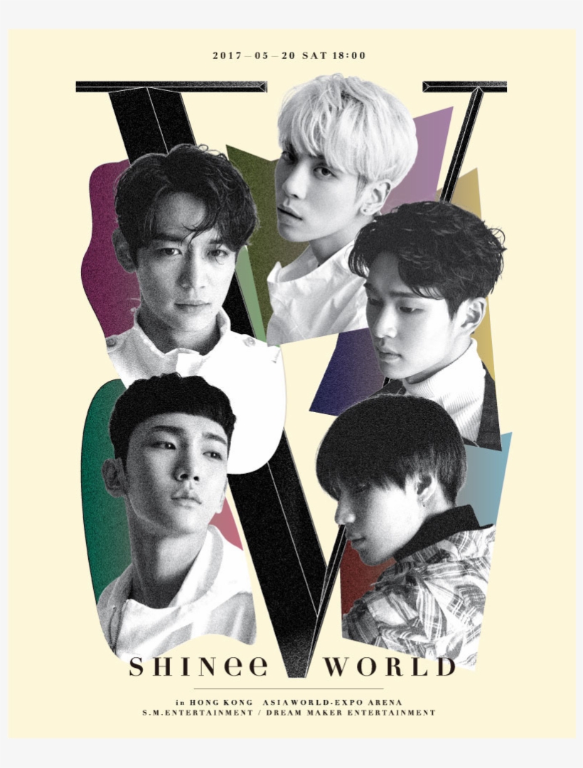 Shinee - Shinee World V Poster, transparent png #5308963