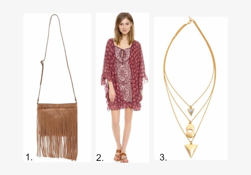 Juicy Couture ''heritage'' Large Fringe Cross Body - Girl, transparent png #5309181