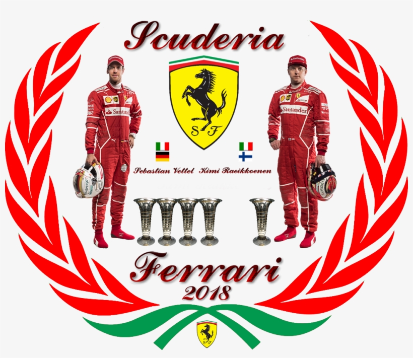 Scuderia Ferrari Logo Png Png Royalty Free Stock - Ferrari F1 2018 Logo, transparent png #5309379