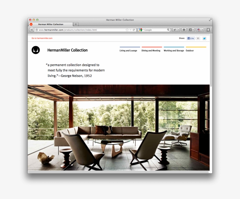 Herman Miller Website - Ward Bennett Interior, transparent png #5311192