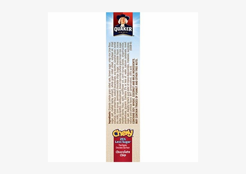 Ended - Quaker Chewy Granola Bars, Chocolate Chip - 8 Pack,, transparent png #5311344