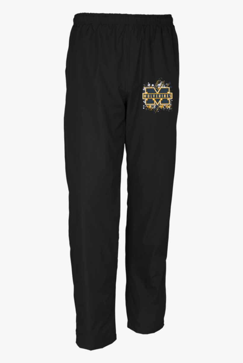 Michigan Wolverines Splatter Logo Men's Customized, transparent png #5311447