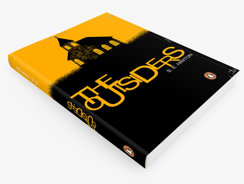 'the Outsiders' Book Cover Design - Book, transparent png #5311985