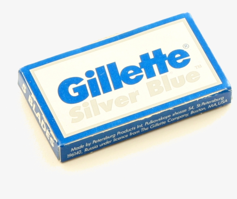 Gillette Silver Blue Blades - Gillette Platinum 5 Pcs, transparent png #5312640