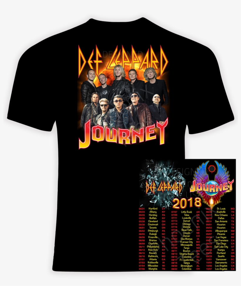 Def Leppard And Journey 2018 Concert Tour, transparent png #5313945