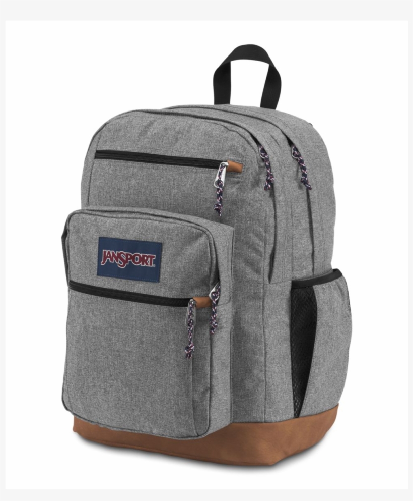 Jansport Cool Student Backpack - Jansport Cool Student Backpack Grey Letterman Poly, transparent png #5315825