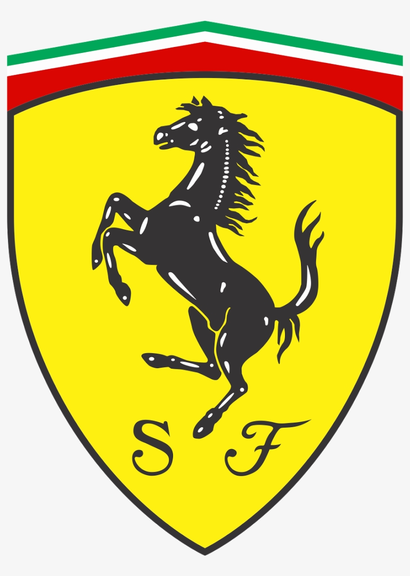 Ferrari Ges Logo Vector Download Free - Ferrari Stickers, transparent png #5315828