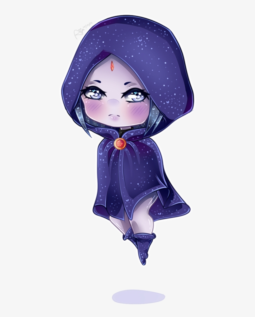 Teen Titans - Teen Titans Raven Chibi, transparent png #5316407