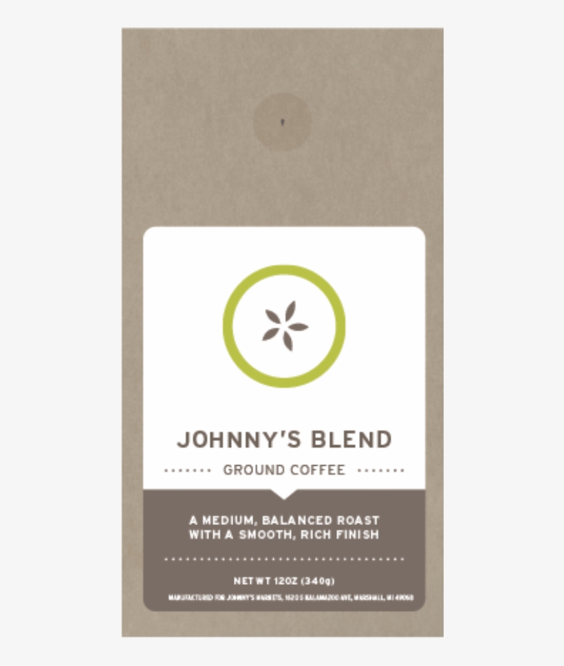 Buy One Package Of Johnny's Blend Ground Coffee Earn - Coffee, transparent png #5317921