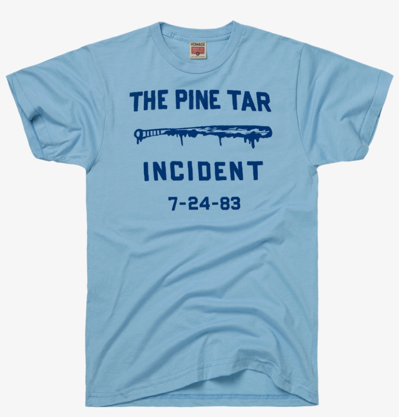 Homage Pine Tar Incident T-shirt George Brett Kansas - Rainbow Dash Brony Shirt, transparent png #5317980