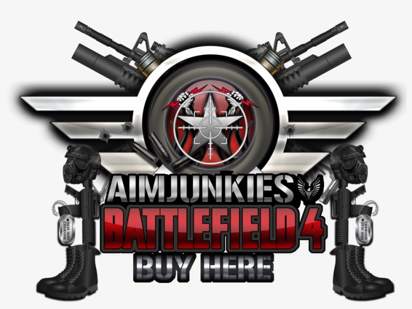 Battlefield 4 Hack Level - Aimjunkies Logo, transparent png #5318665