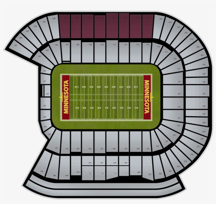 Tcf Bank Stadium, transparent png #5319202