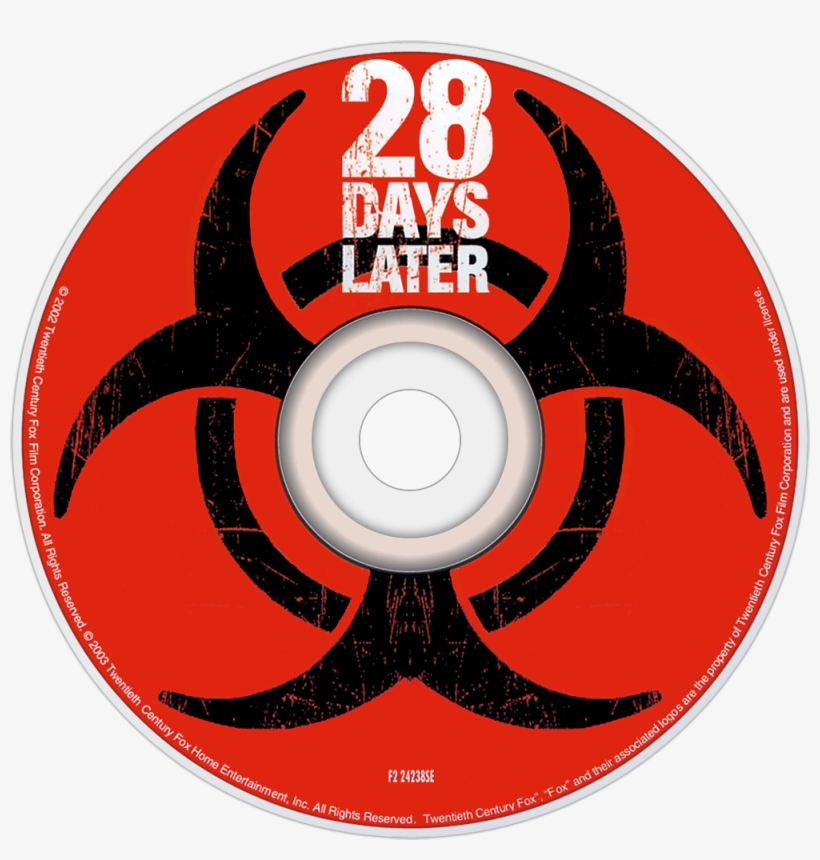 28 Days Later Dvd Disc Image - 28 Days Later Dvd, transparent png #5319488