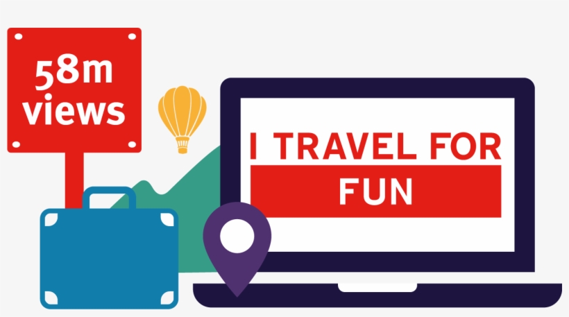 Our I Travel For Campaign Received Over 58 Million - Infographic, transparent png #5319532