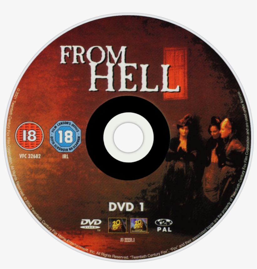 From Hell Dvd Disc Image - Hell (2001), transparent png #5319619