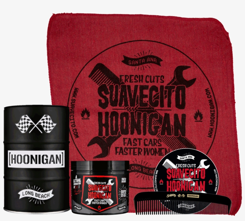 Pomada Firme Suavecito X Hoonigan Kit - Suavecito Hoonigan, transparent png #5323293