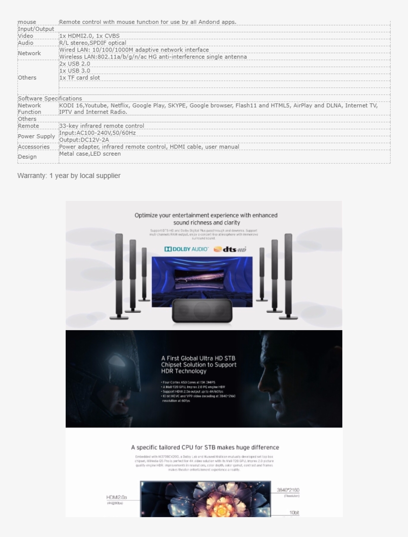 Himedia Q5 Pro 4khdr Quad Core Android 7 Tv Box 2gb - Himedia Q5 Pro Android 5.1 4k Tv Box Kodi Set Top Box, transparent png #5323338