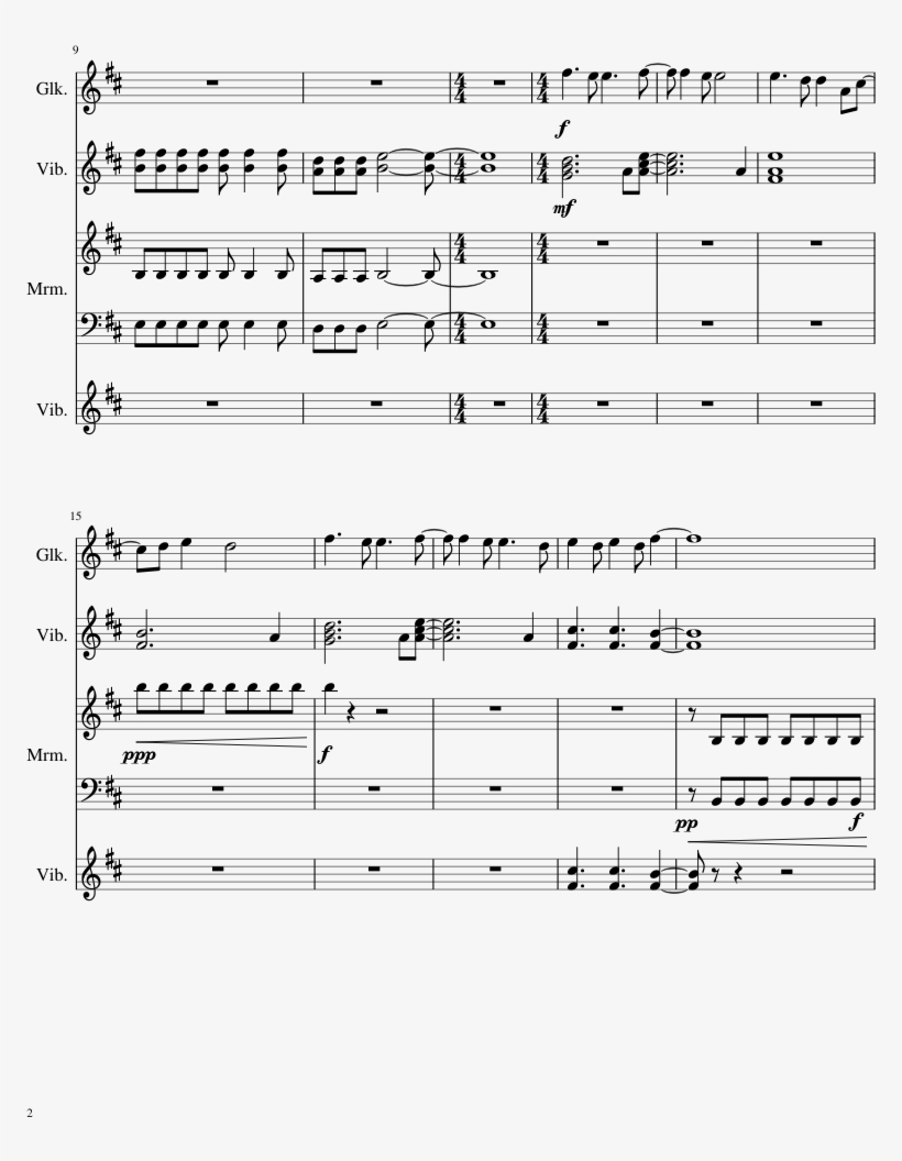 Sorairo Days Sheet Music Composed By Composed By Shoko - Sheet Music, transparent png #5324376
