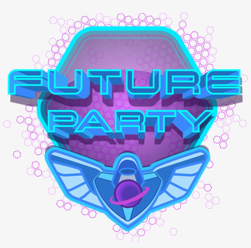 Futureparty-logo - Club Penguin Future Party Logo, transparent png #5324470