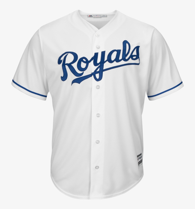 Kansas City Royals Replica Adult Home Jersey Photo - Royals Jersey, transparent png #5324705