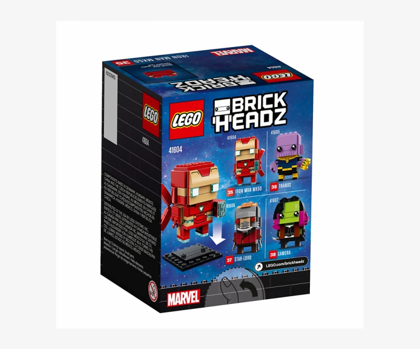 Lego Brickheadz Iron Man Mk50 New, transparent png #5325322