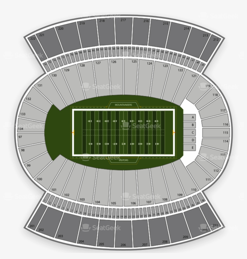 Mountaineer Field At Milan Puskar Stadium, transparent png #5325329