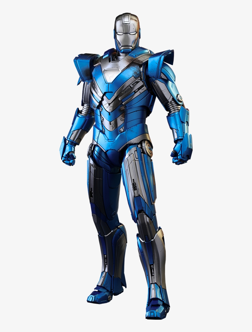 Iron Man Mark Xxx Blue Steel Action Figure - Mark Xxx Iron Man, transparent png #5325550