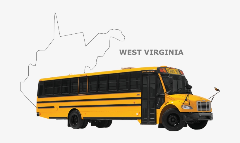 West Virginia Bus Sales - Map, transparent png #5325554