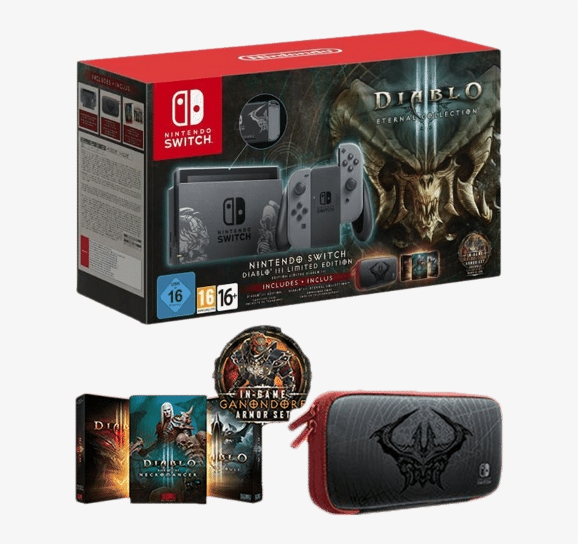 Nintendo Switch Console - Grey, transparent png #5325964