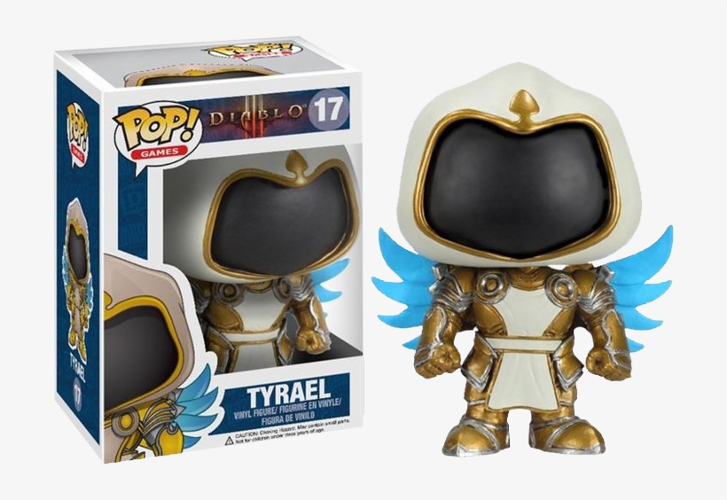 Pop Games Diablo 3 Tyrael - Diablo Tyrael Pop! Vinyl Figure, transparent png #5326705