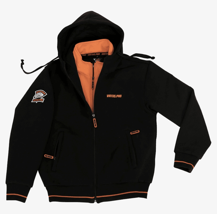 Zipped Hoodie Virtus - Clothing, transparent png #5326711