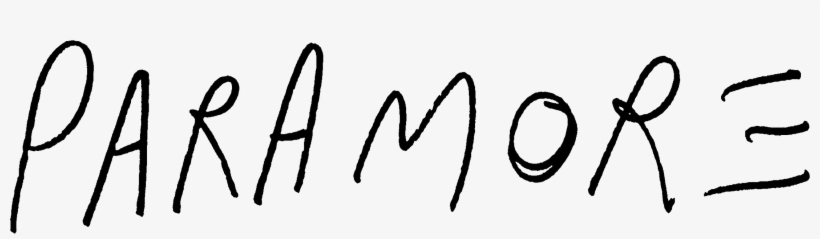 Paramore - Paramore Logo 2013, transparent png #5327137