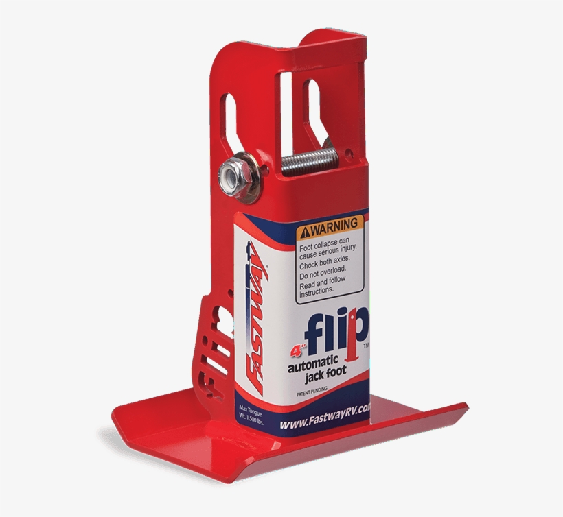 Flip™ Jack Foot - Fastway 88-00-6500 6" Flip Automatic Jack Foot - For, transparent png #5327818