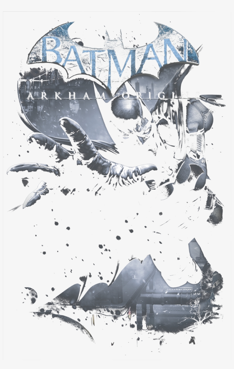 Arkham Out Of The Shadows Men's Crewneck Sweatshirt - Illustration, transparent png #5330030