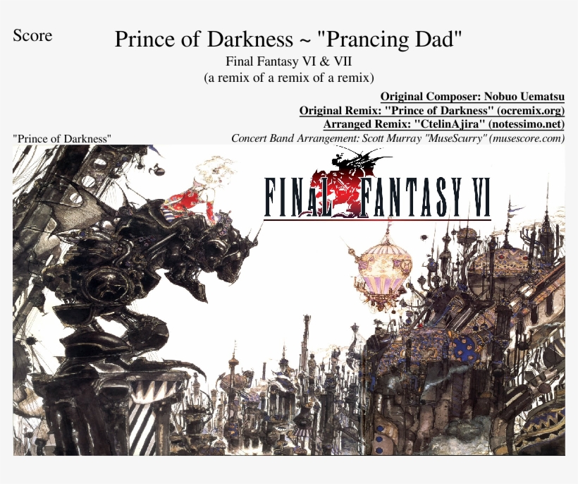 Print - Final Fantasy Vi, transparent png #5330885