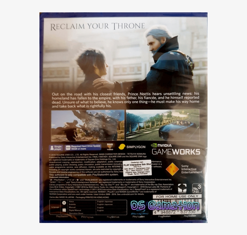 Hot Top Rated Offer - Final Fantasy Xv Day One Edition - Game Console, transparent png #5331464