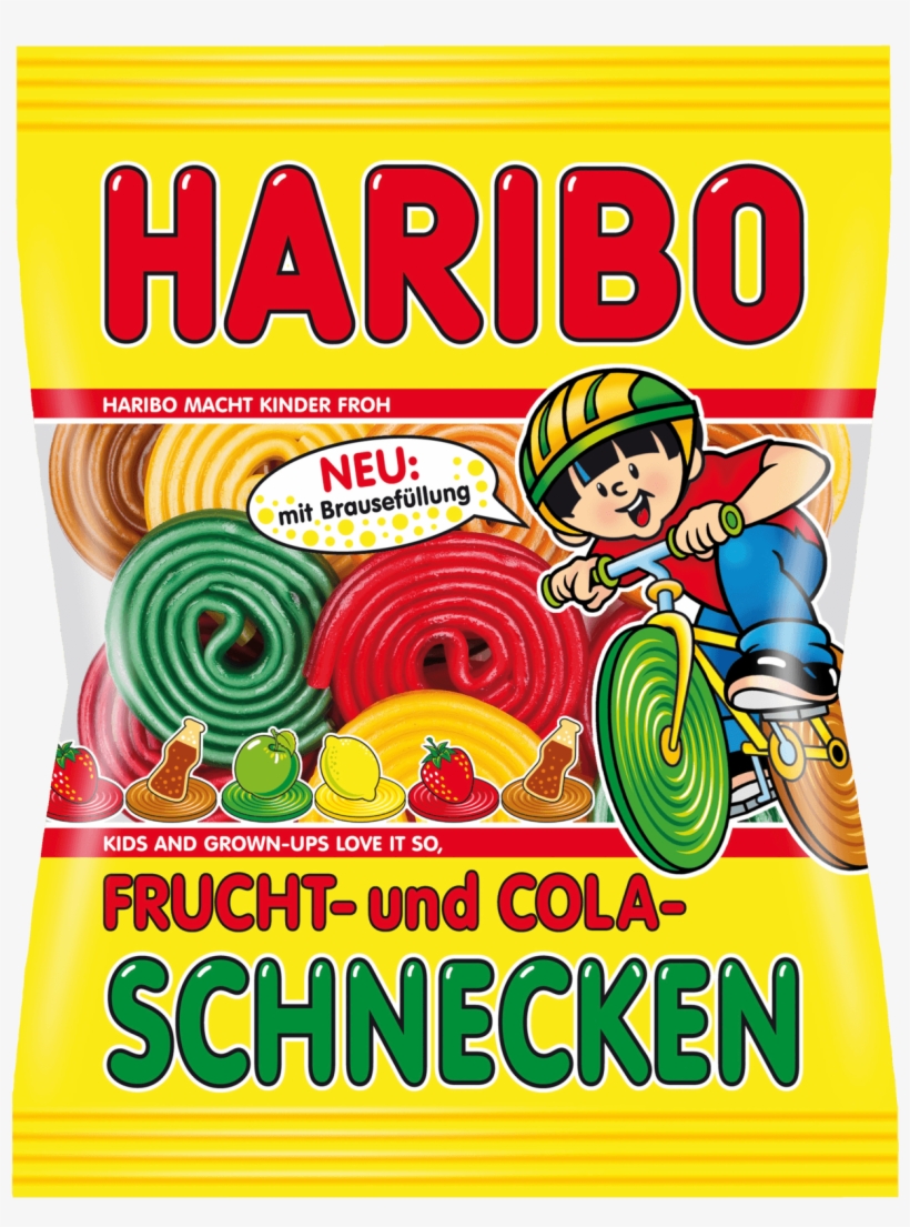 Haribo Frucht Und Cola Schnecken, transparent png #5331681