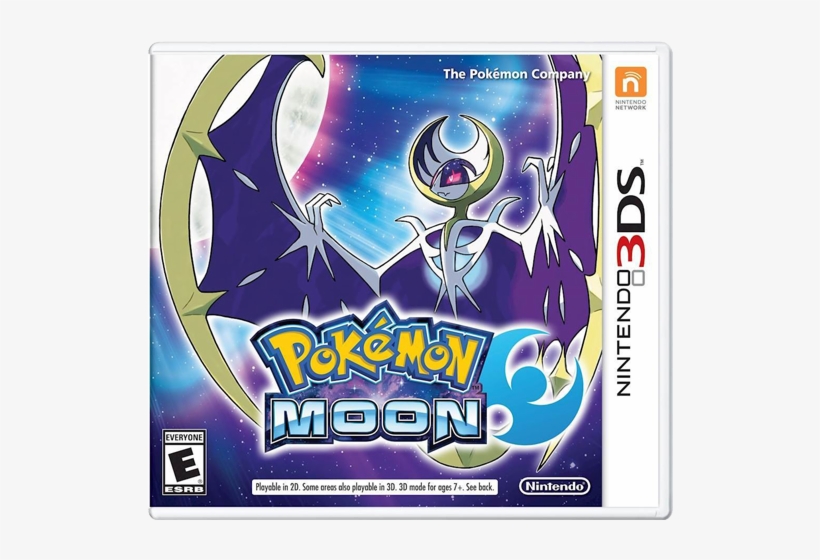 Pokemon Moon Box Art - Pokémon Moon, transparent png #5333053